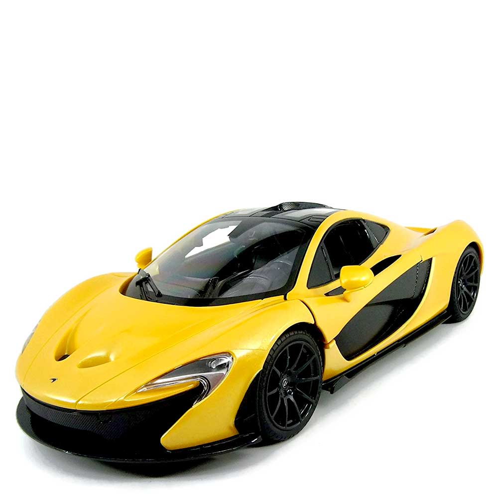 Toy Model Sport Car 1:14 Scale with RC McLaren P1 With Lights and Open Doors | Yellow