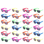 24 Pc Neon Kids Sunglasses