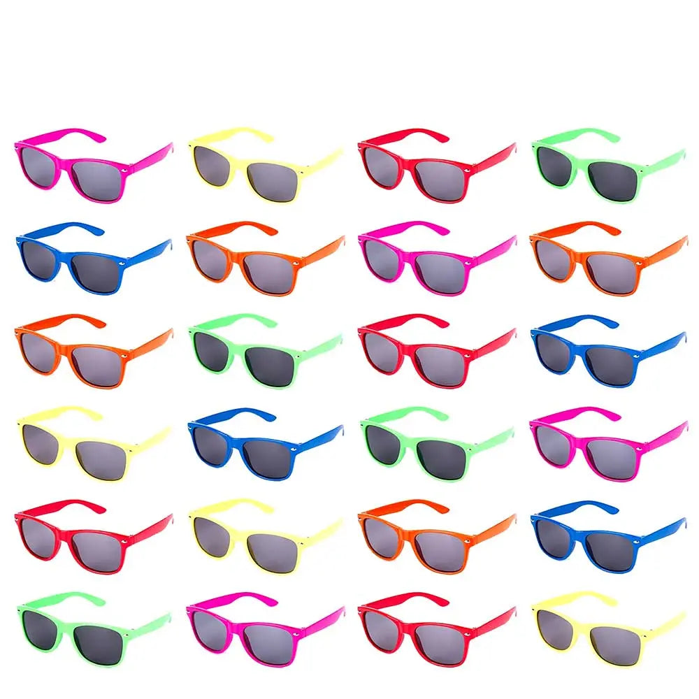 24 Pc Neon Kids Sunglasses G8Central