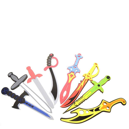 8 Pack Foam Swords Play Set G8Central