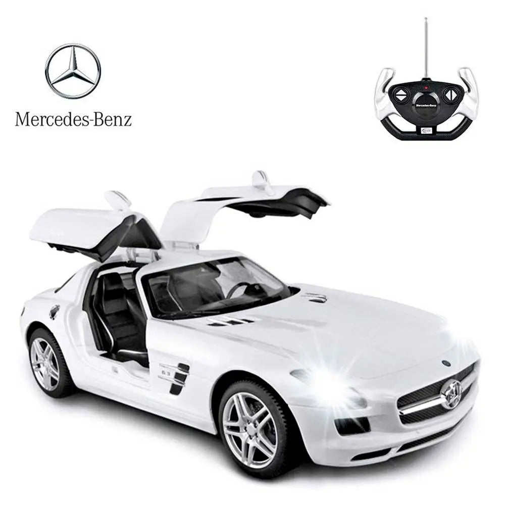 1:14 RC Mercedes Benz SLS With Open Doors And Lights | White G8Central