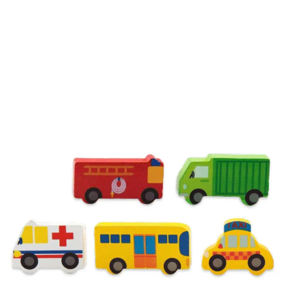 City Transportation Wooden Building Blocks 100 pc G8Central