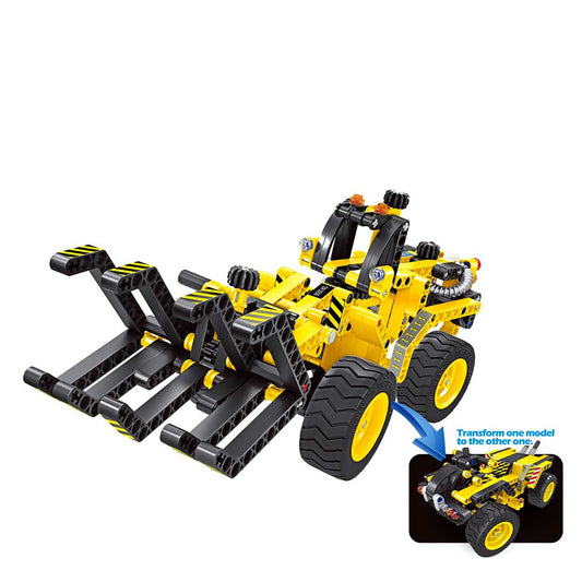 Building Blocks Bricks Construction Kit STEM Toy (Bulldozer) | 261 pcs G8Central