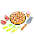 Pizza, Watermelon, and Ice Cream Cutting Food Playset G8Central