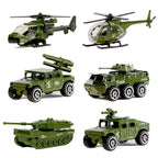 Die Cast Military Vehicle Playset (6 Vehicles) G8Central