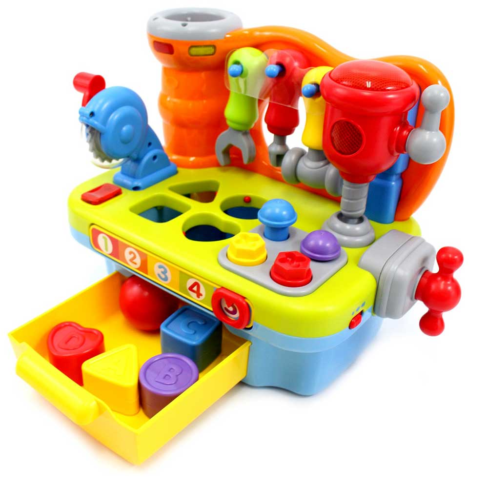 Little Engineer Multifunctional Musical Learning Tool Workbench For Kids