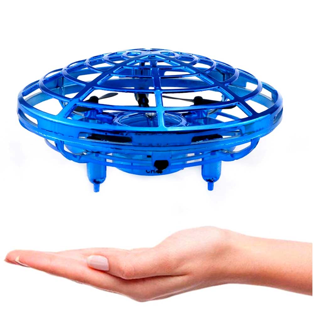 Mini UFO Hand Controlled Quadcopter | Blue