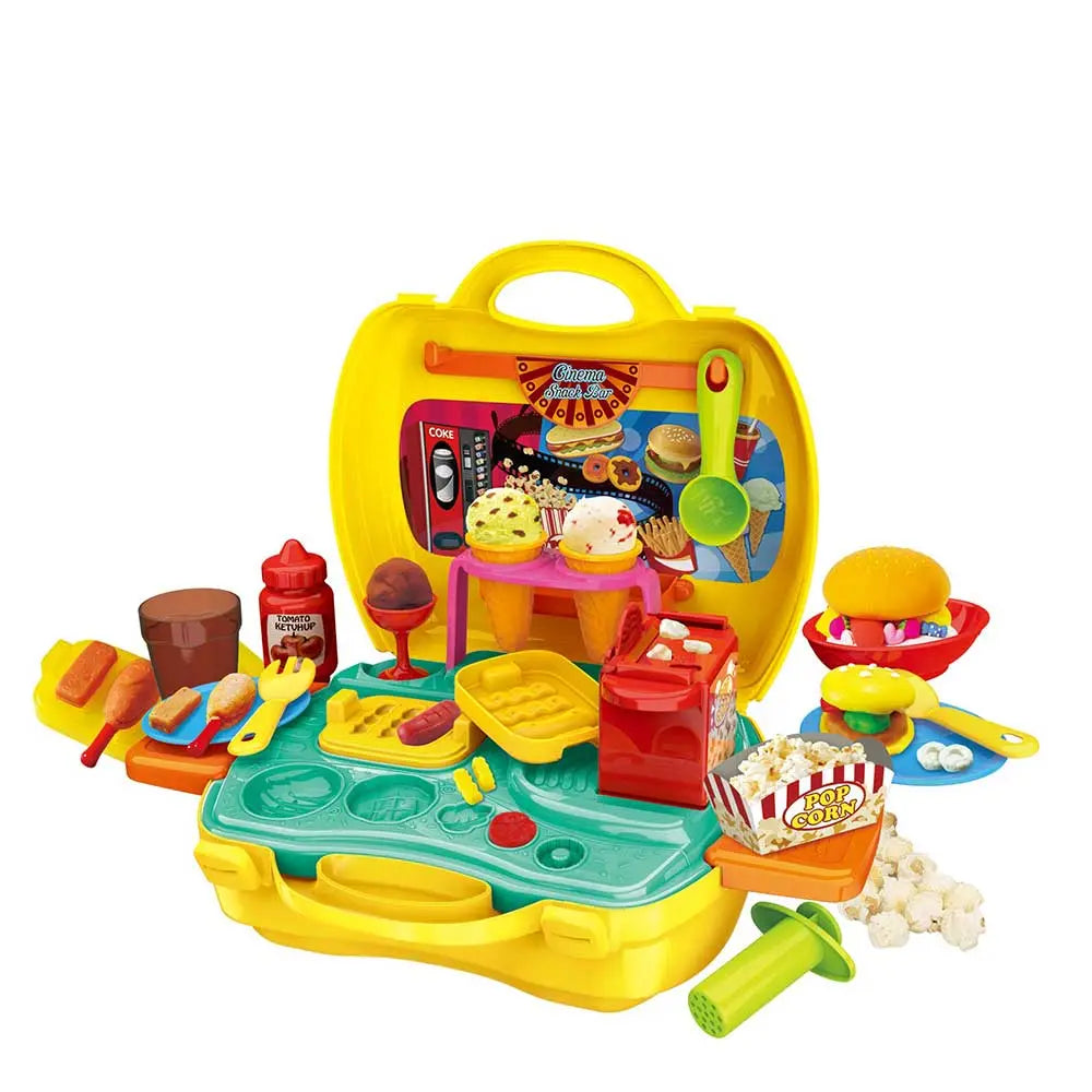 Portable Snack Bar Case Play Set 35pcs G8Central