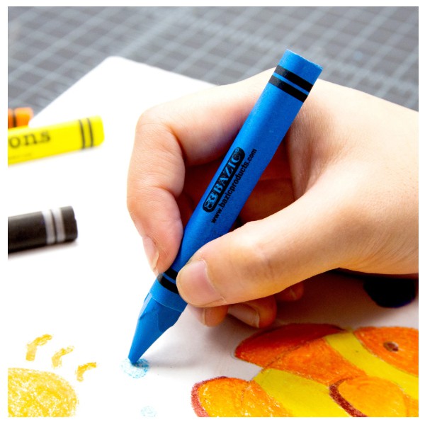 Premium Crayons Coloring Set, For Kids 16 Color (2/Pack)