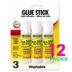 Glue Sticks Large Washable | 3-Pack 0.7 oz (21g).
