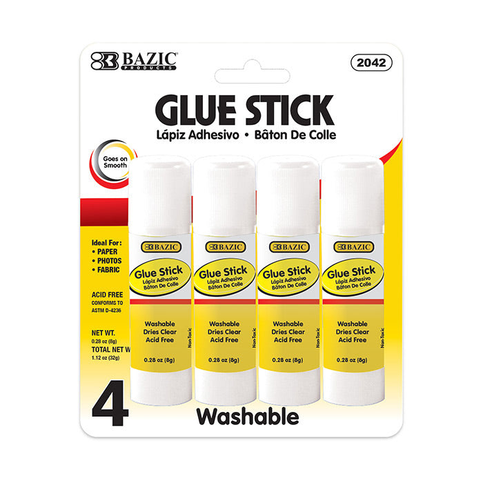 Craft & Office GLUE Stick, White 0.28 Oz (8g)