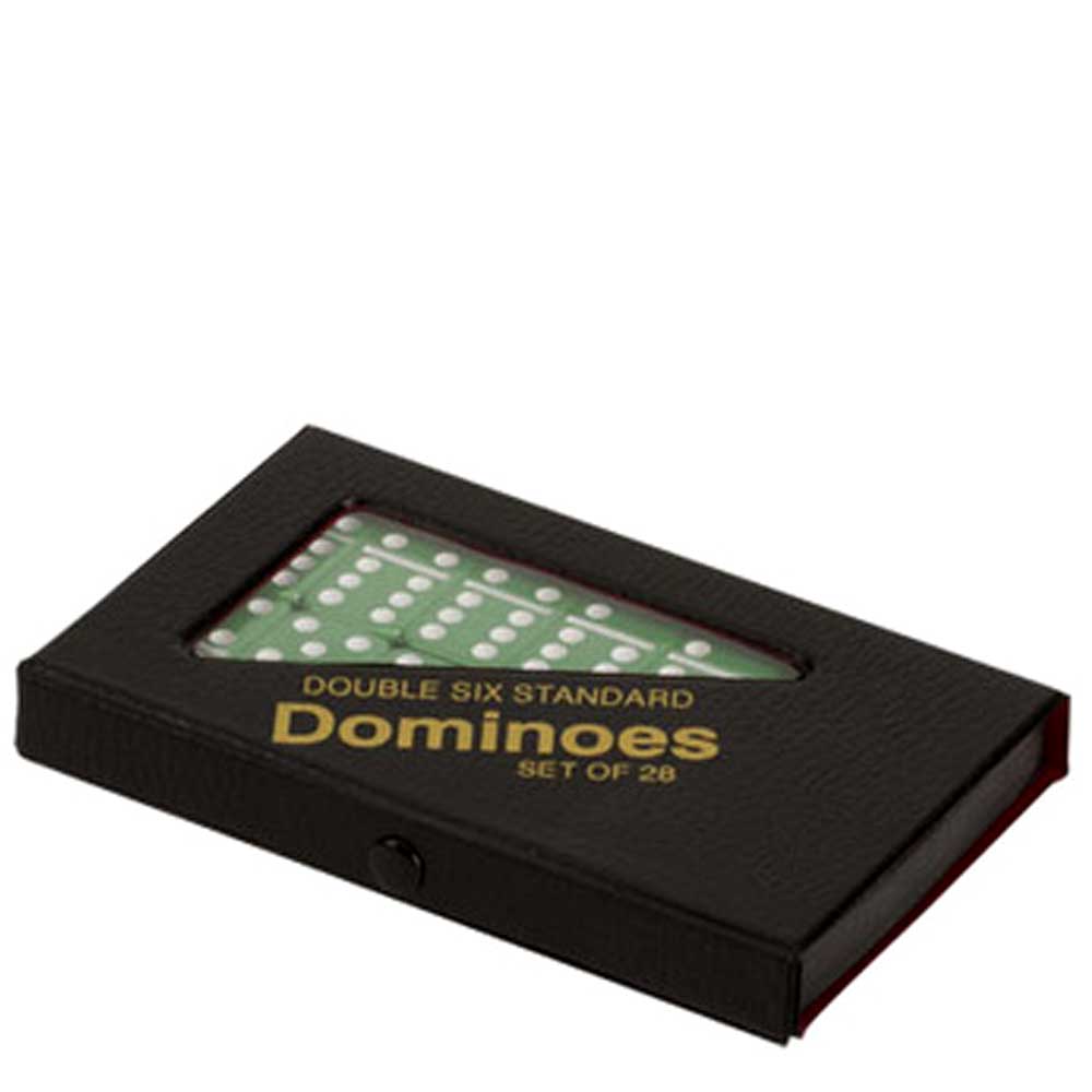 Double 6 Standard Dominoes with Vinyl Case