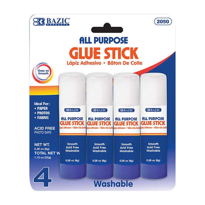 Craft & Office GLUE Stick Multi Purpose Acid-Free | 1.27oz | 0.7oz | 0.28oz