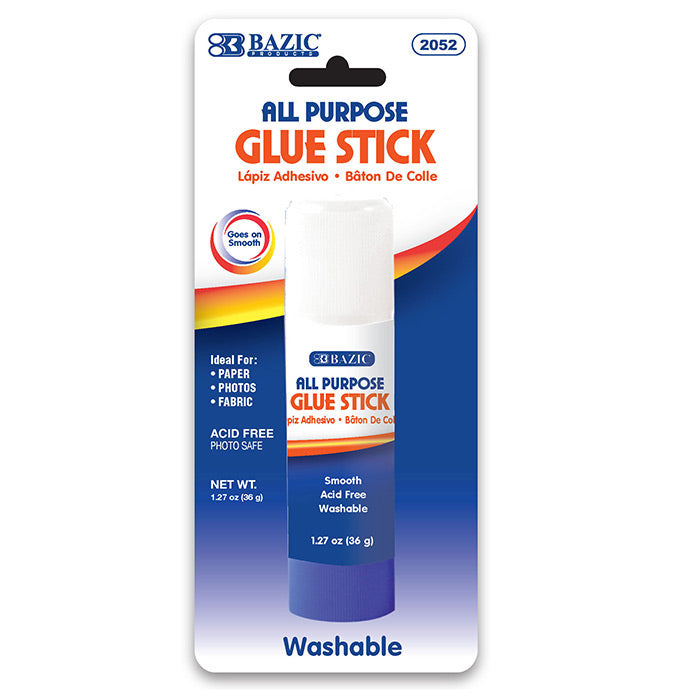 Craft & Office GLUE Stick Multi Purpose Acid-Free | 1.27oz | 0.7oz | 0.28oz