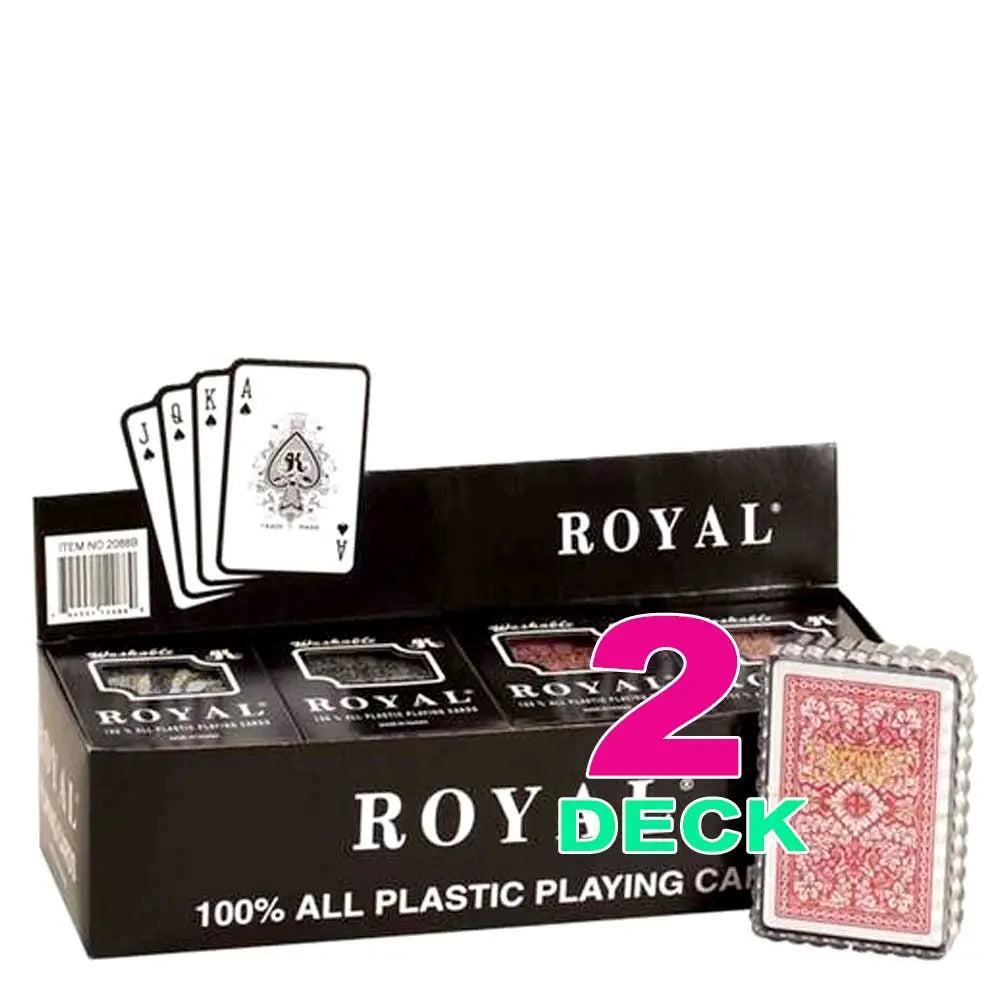 Playing Card Games – 100% All-Plastic | Poker, Bridge, Spanish, Pinochle | Waterproof & Washable | 2, 6, or 12 Deck Options 🃏 G8Central