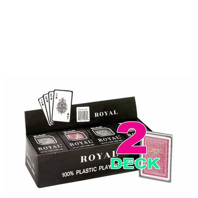 Playing Card Games – 100% All-Plastic | Poker, Bridge, Spanish, Pinochle | Waterproof & Washable | 2, 6, or 12 Deck Options 🃏 G8Central