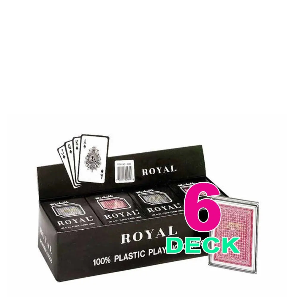 Playing Card Games – 100% All-Plastic | Poker, Bridge, Spanish, Pinochle | Waterproof & Washable | 2, 6, or 12 Deck Options 🃏 G8Central