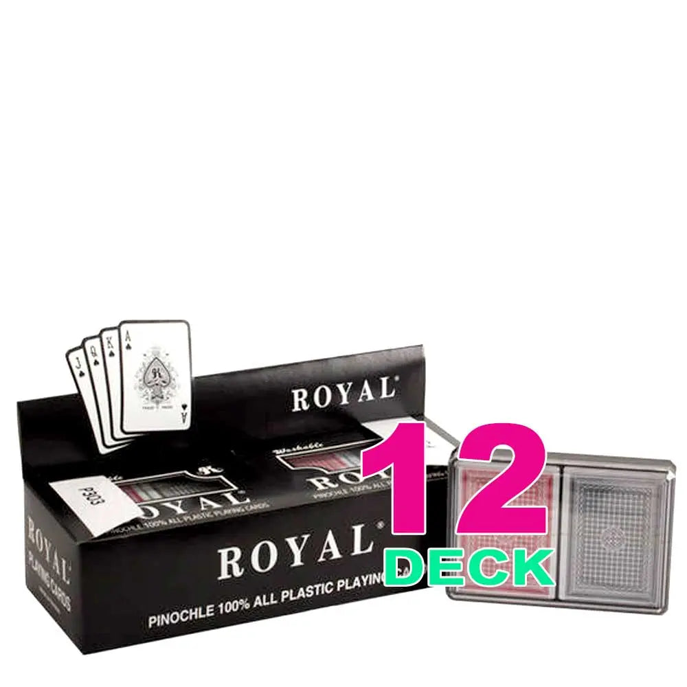 Playing Card Games – 100% All-Plastic | Poker, Bridge, Spanish, Pinochle | Waterproof & Washable | 2, 6, or 12 Deck Options 🃏 G8Central