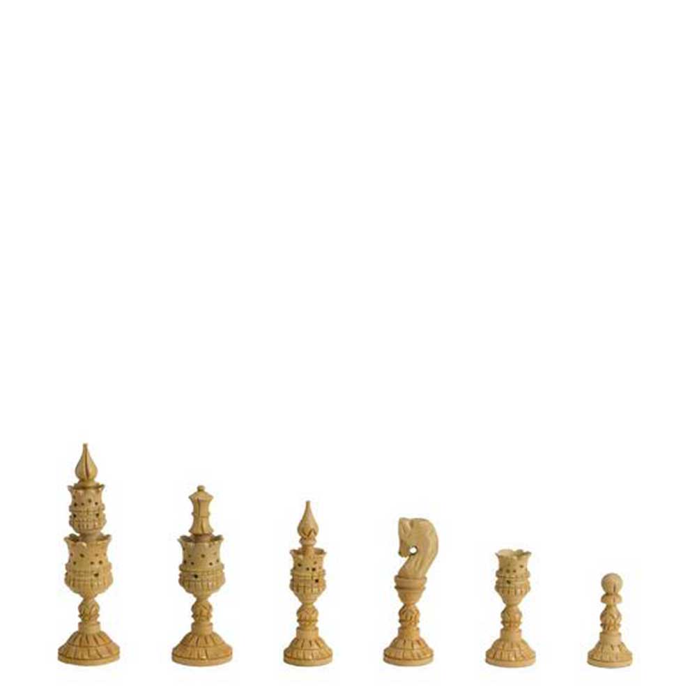 Wooden Indian Artistic Chessmen