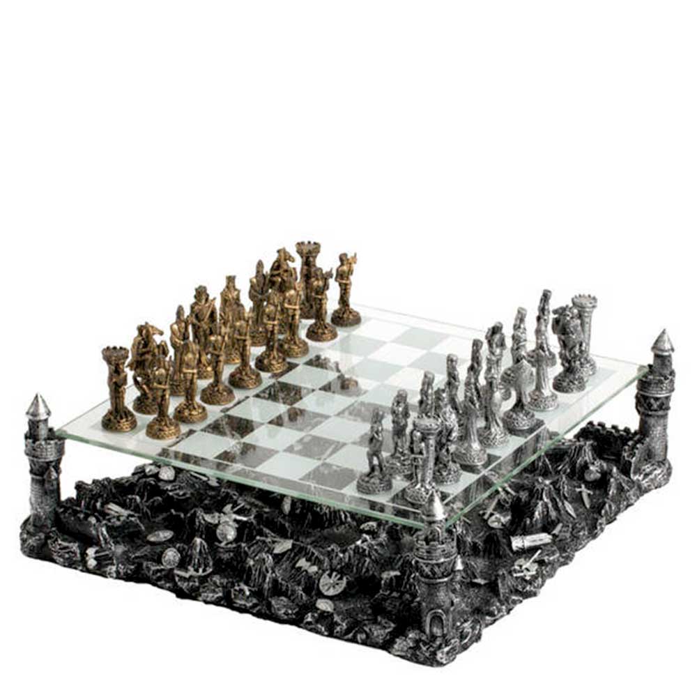 Metal Collectible Chess Set