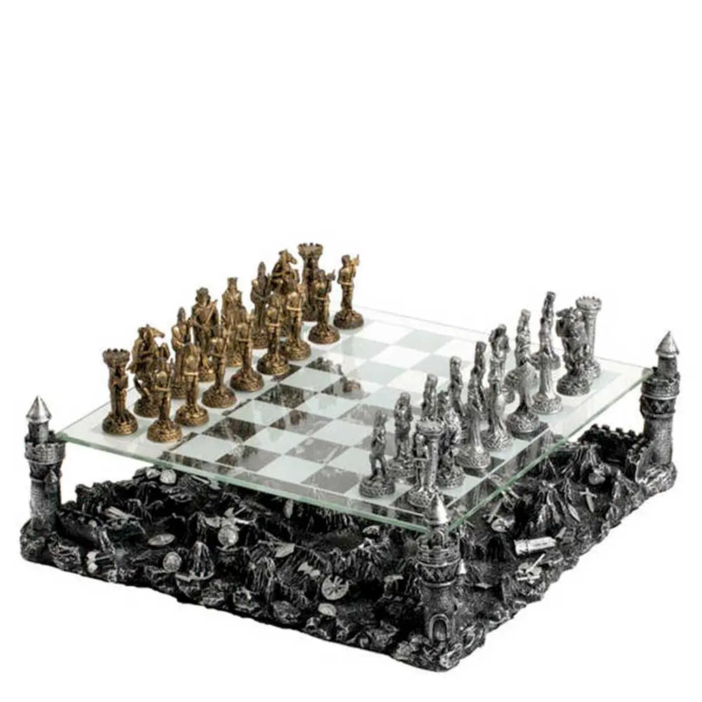 Metal Collectible Chess Set g8central.com