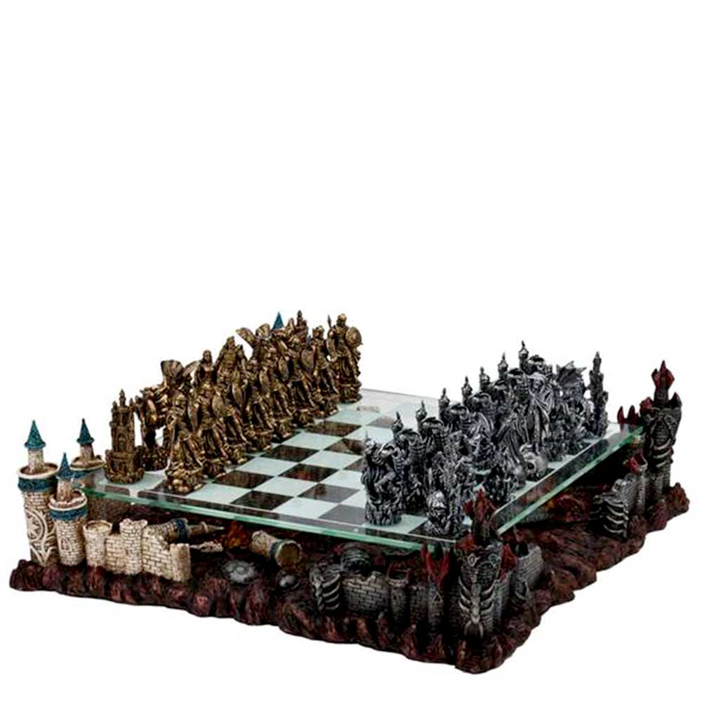 Metal Collectible Chess Set