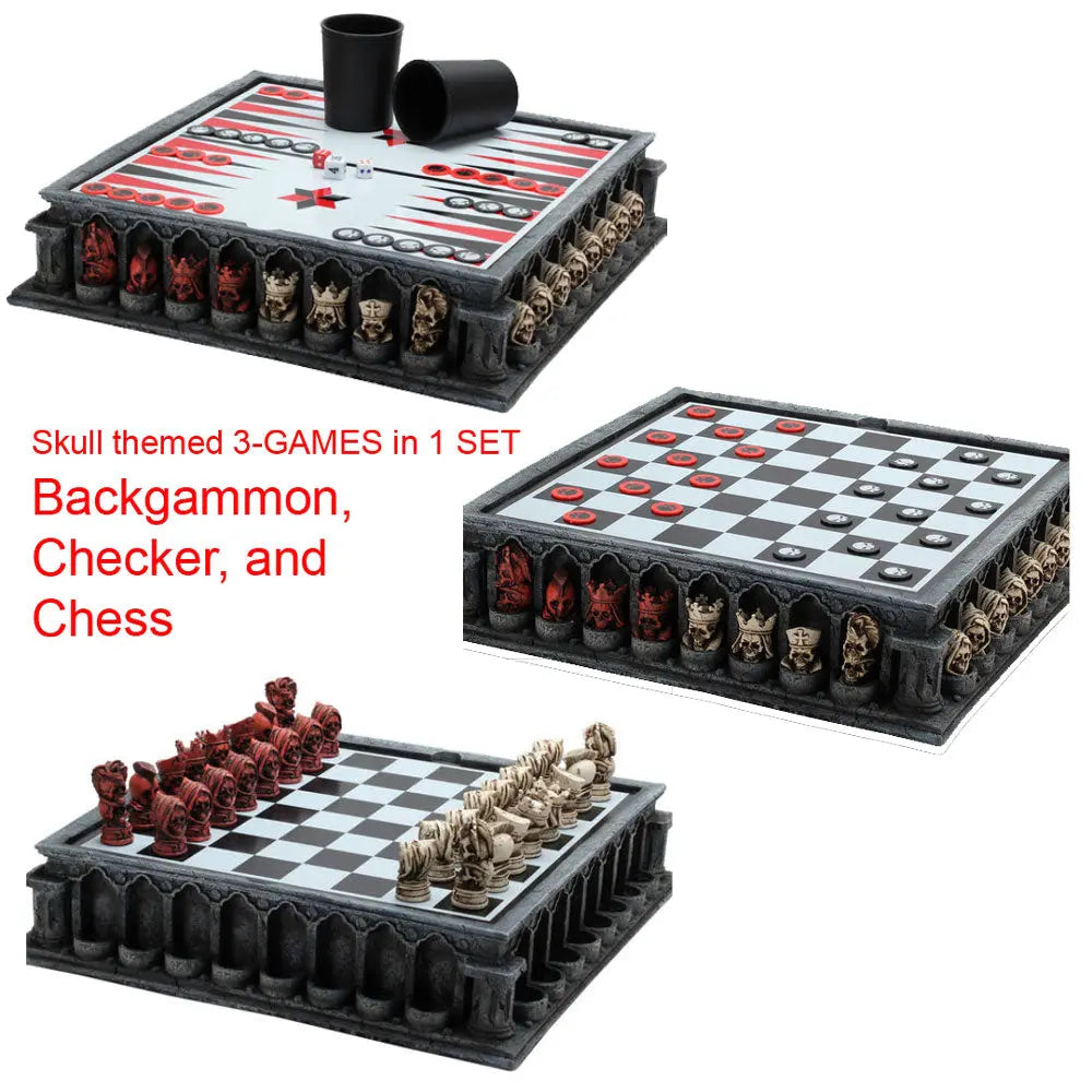 Metal Collectible Chess Set g8central.com