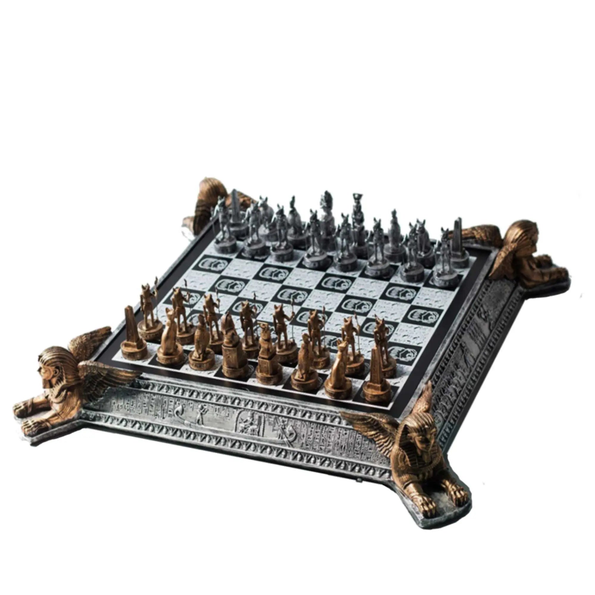 Metal Collectible Chess Set g8central.com