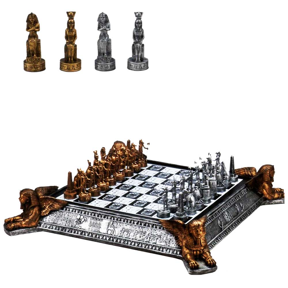 Metal Collectible Chess Set