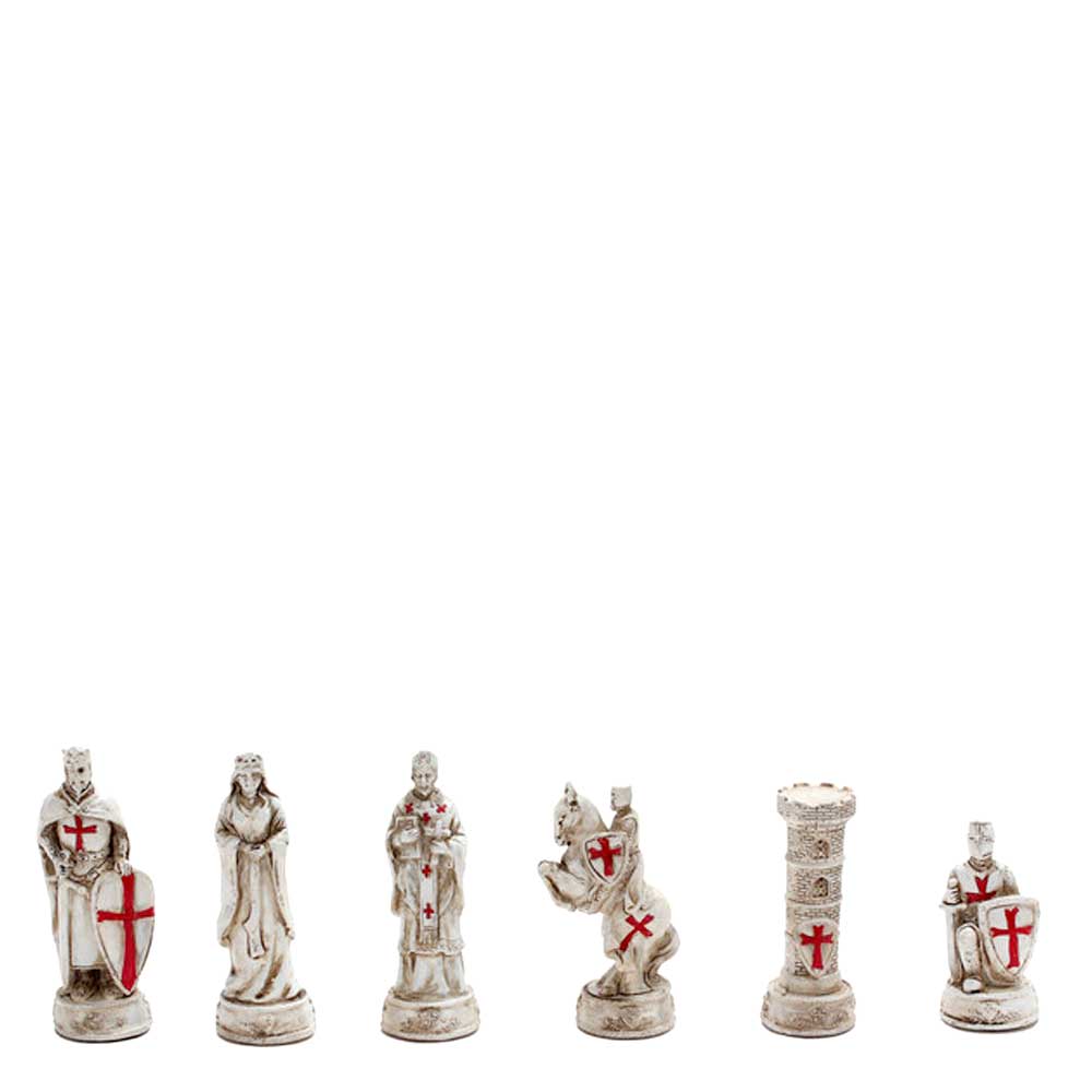 Collectible Hand Painted Themed Chess Sets With Glass Board