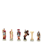Collectible Hand Painted Themed Chess Sets With Glass Board