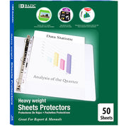 Sheet Protectors | Top Loading | Heavy Weight (50/Box).
