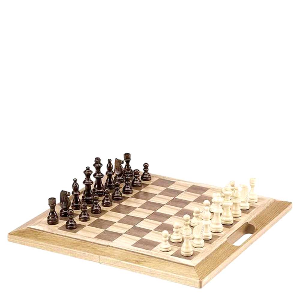 Hardwood Chess Set Handle G8Central Board Game
