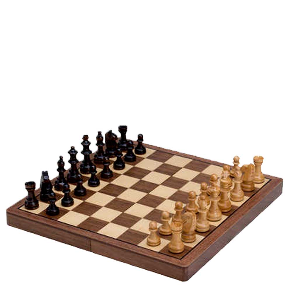 Wooden Folding Magnetic Chess Set G8Central