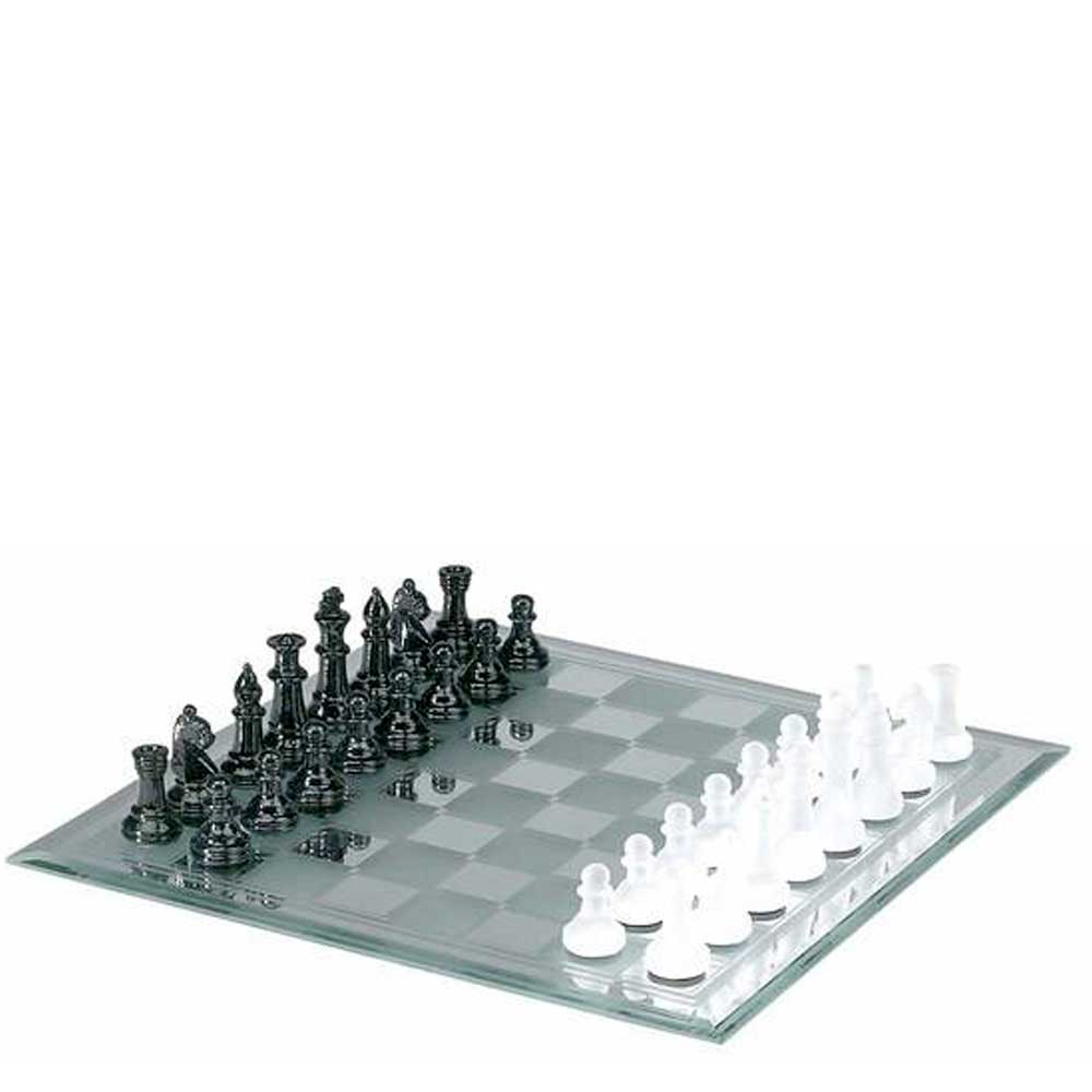 Black White Mirror Chess Set G8Central