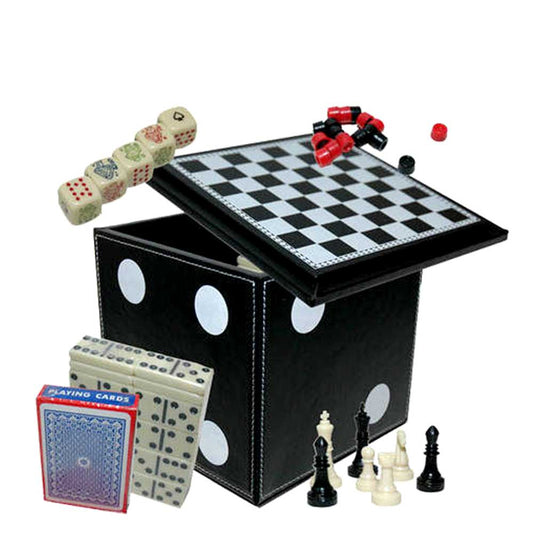 5 in 1 Dice Cube Game Set | Black G8Central