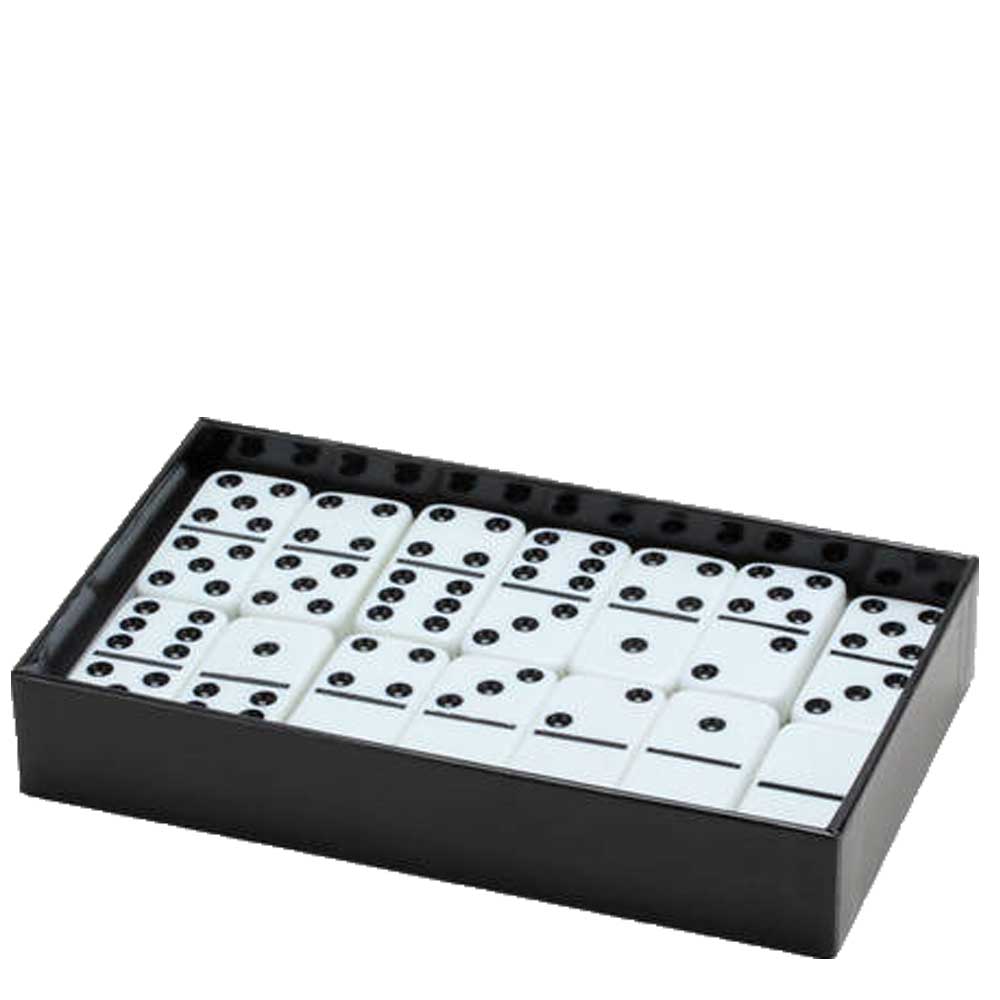 Double 6 White Standard Dominoes G8Central