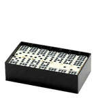 Double 9 Standard Dominoes Set | IVORY Tiles with Black Pips G8Central