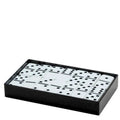 Double 6 White Jumbo Dominoes Set in Cardboard Box G8Central