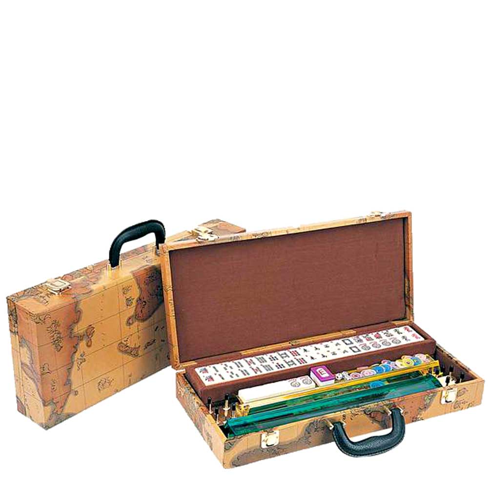 Mah Jong Set in Map Case With Pushers G8Central G8 Central