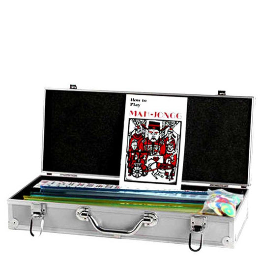 Mah Jong Set In Silver Aluminum Case