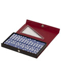 Double 6 Standard Dominoes Vinyl Case | Blue G8Central