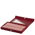 Double 6 Standard Dominoes Vinyl Case | Red G8Central