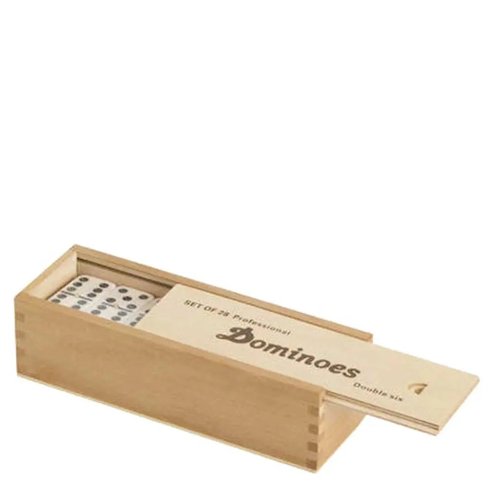 Professional Size Double-Six with Spinner in Wooden Box G8Central