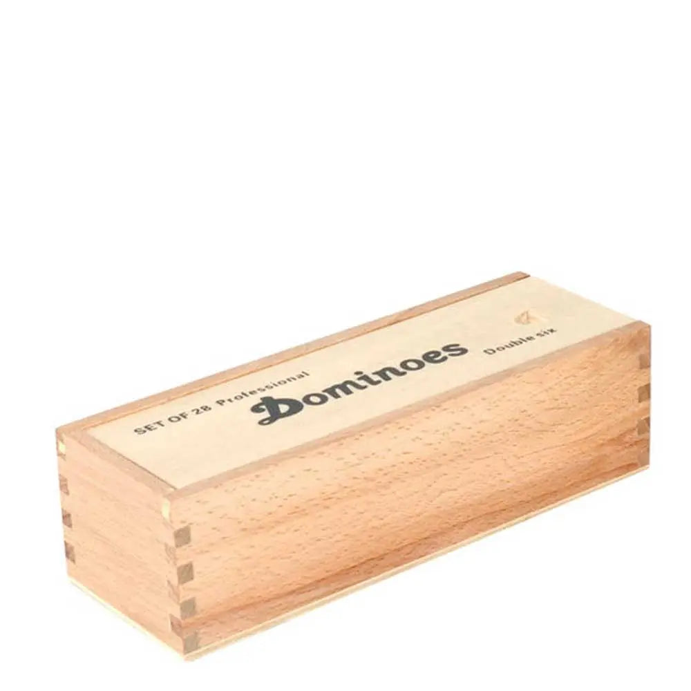 Professional Size Double-Six with Spinner in Wooden Box G8Central