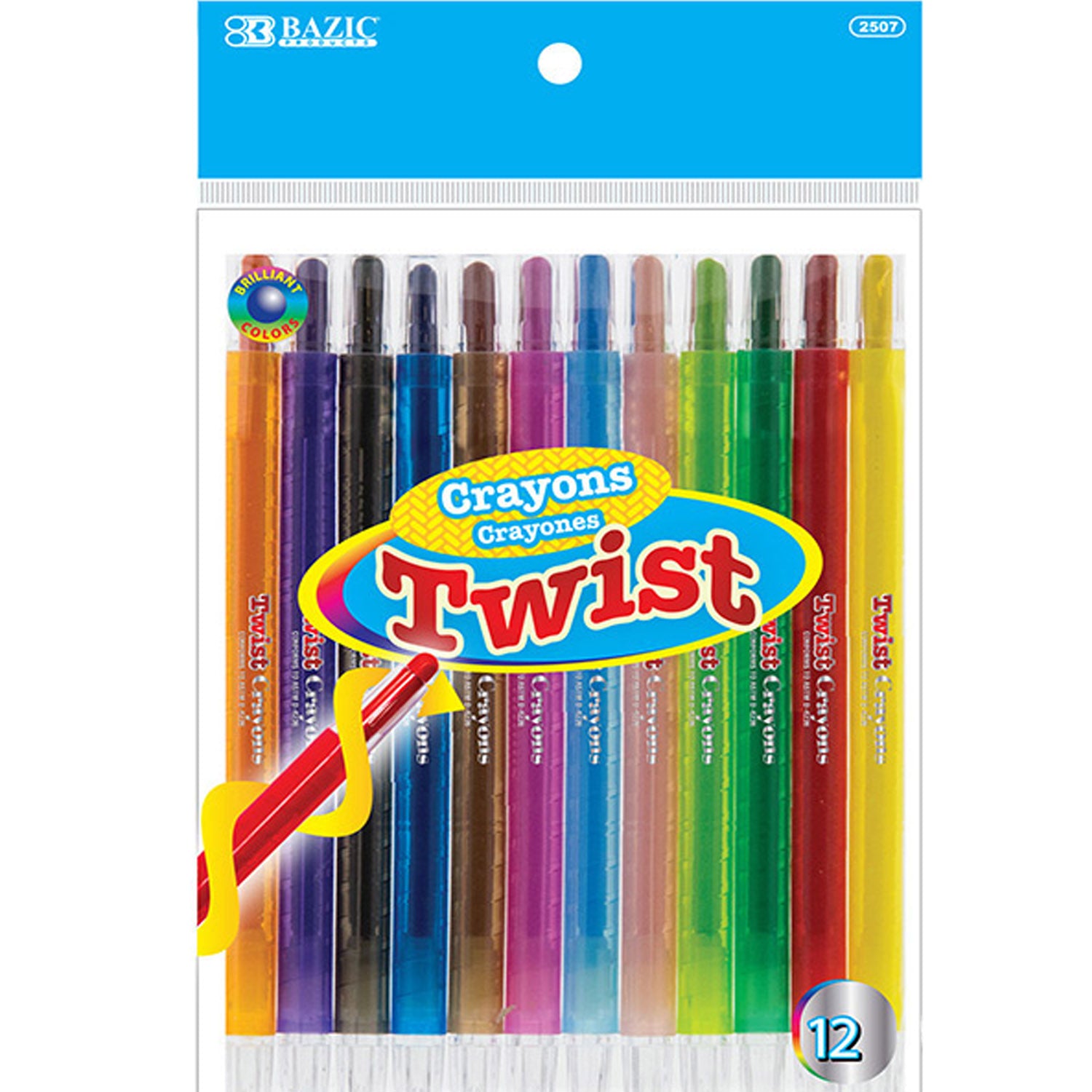 Twistables Propelling Crayons Coloring Set | 12 Color - g8central.com