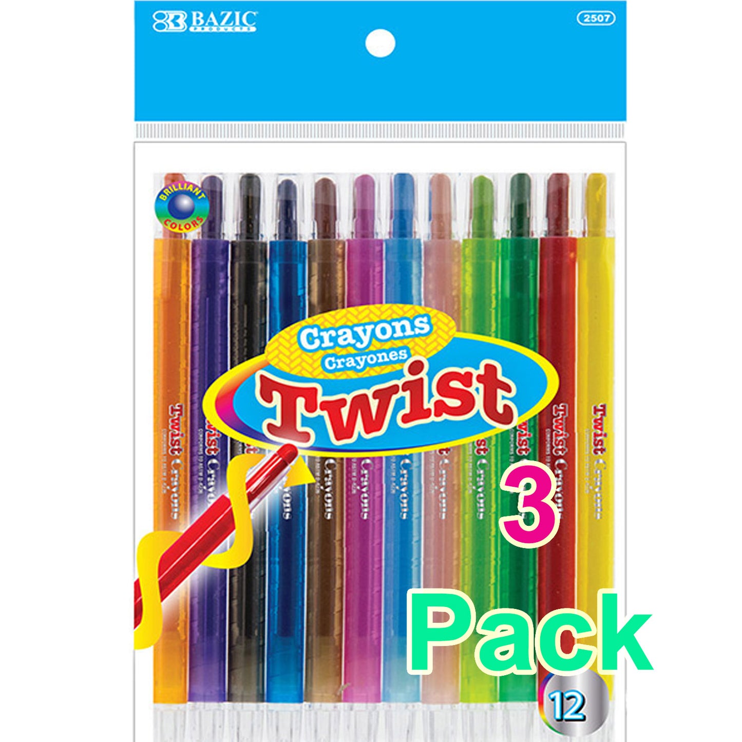 Twistables Propelling Crayons Coloring Set | 12 Color - g8central.com