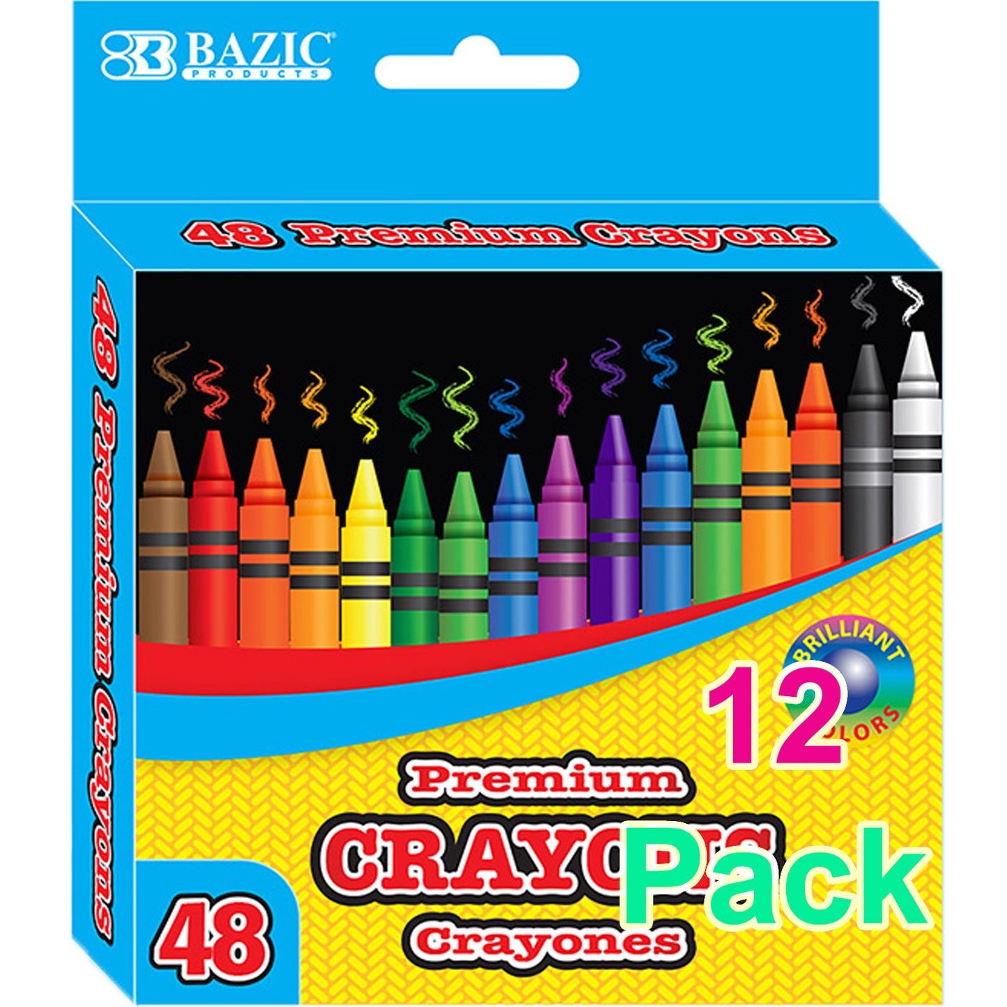 Premium Color Crayons Coloring Set | 48-Count - g8central.com