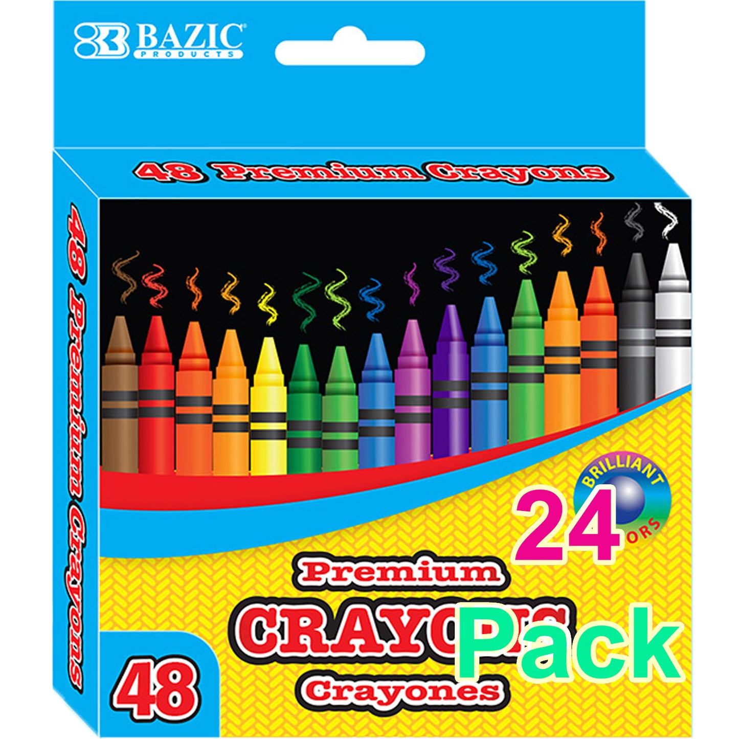 Premium Color Crayons Coloring Set | 48-Count - g8central.com