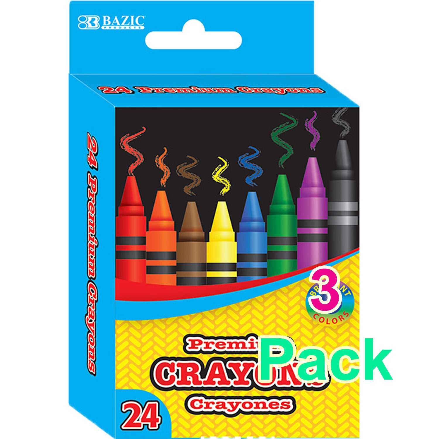 24 Color Premium Crayons